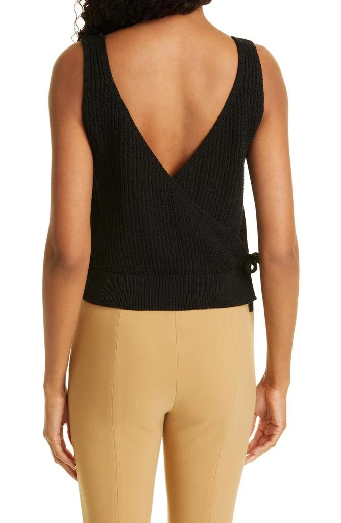 商品Vince|Crossover Ribbed Cotton Tank,价格¥394,第2张图片详细描述