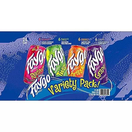 Faygo Soda Variety Pack 12 fl. oz., 24 pk. 商品