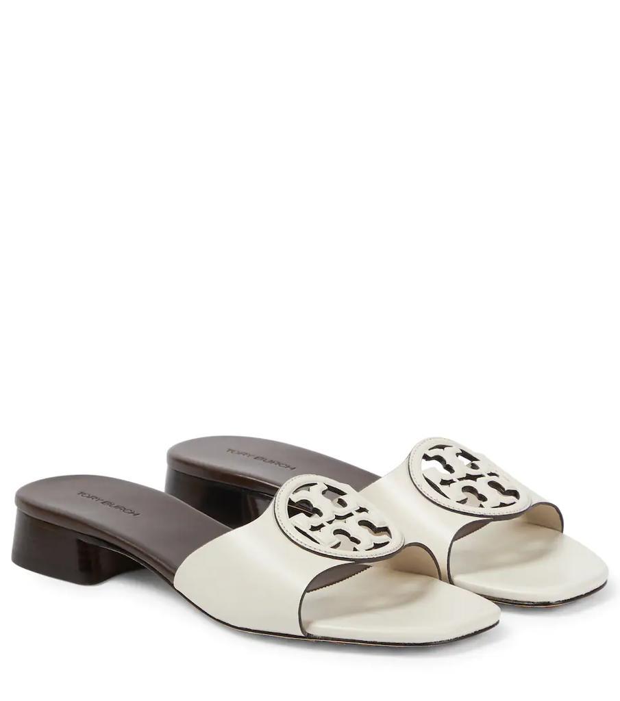 商品Tory Burch|Logo leather sandals,价格¥2469,第1张图片