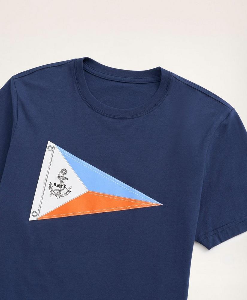 商品Brooks Brothers|Nautical Flag Graphic T-Shirt,价格¥187,第4张图片详细描述