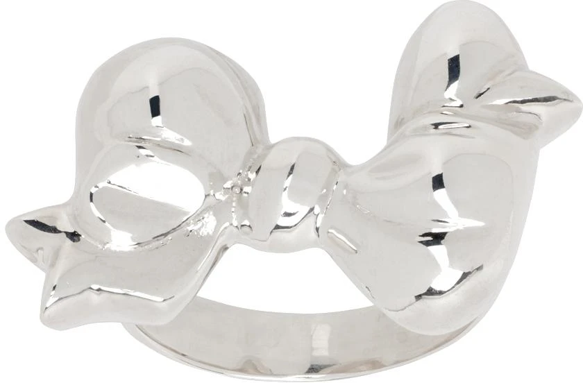 商品Mondo Mondo|Silver Big Bow Ring,价格¥1232,第1张图片