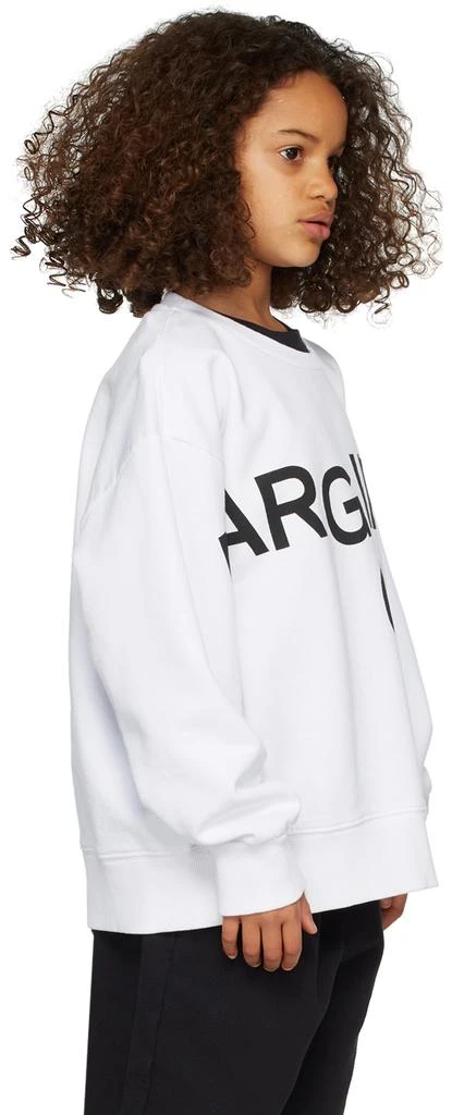 商品MAISON MARGIELA|Kids White Arm Logo Sweatshirt,价格¥421,第3张图片详细描述