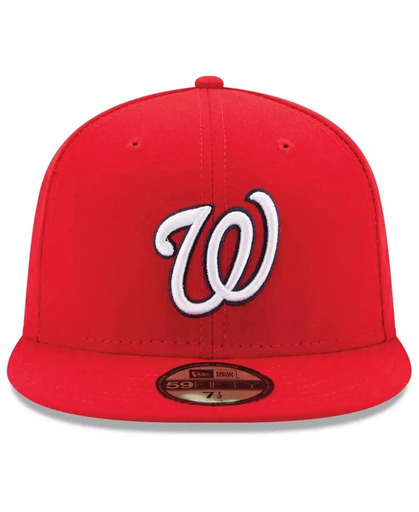 商品New Era|Big Boys and Girls Washington Nationals Authentic Collection 59FIFTY Cap,价格¥289,第2张图片详细描述