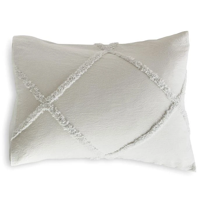 商品Peri Home|Chenille Lattice Standard Sham,价格¥299,第1张图片
