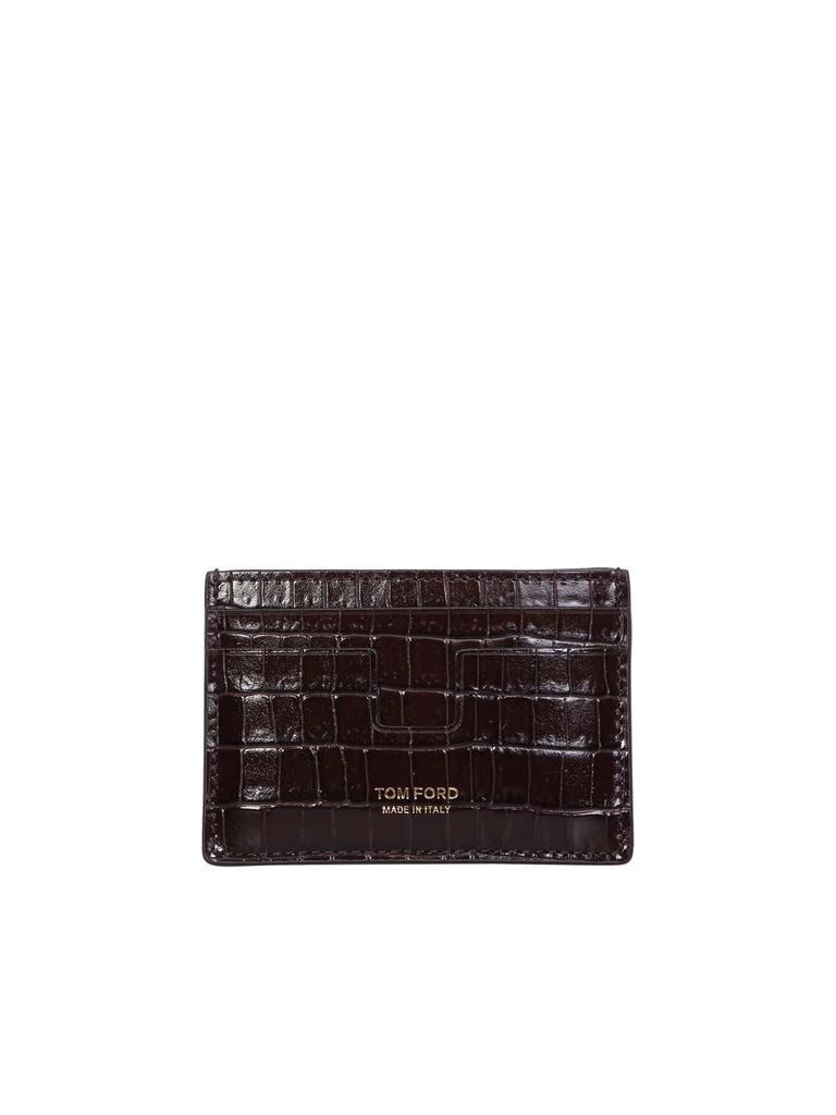 商品Tom Ford|TOM FORD SLIM MODEL TOM FORD LEATHER CARDHOLDER; AN INDISPUTABLE MUST-HAVE FOR LOVERS OF THE MAISON,价格¥1744,第1张图片