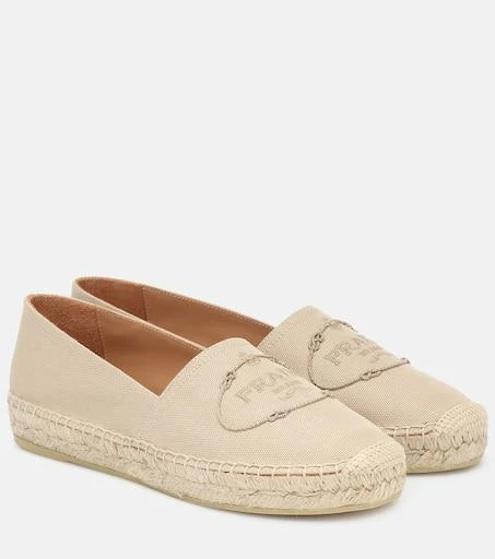 商品Prada|Logo canvas espadrilles,价格¥4883,第1张图片