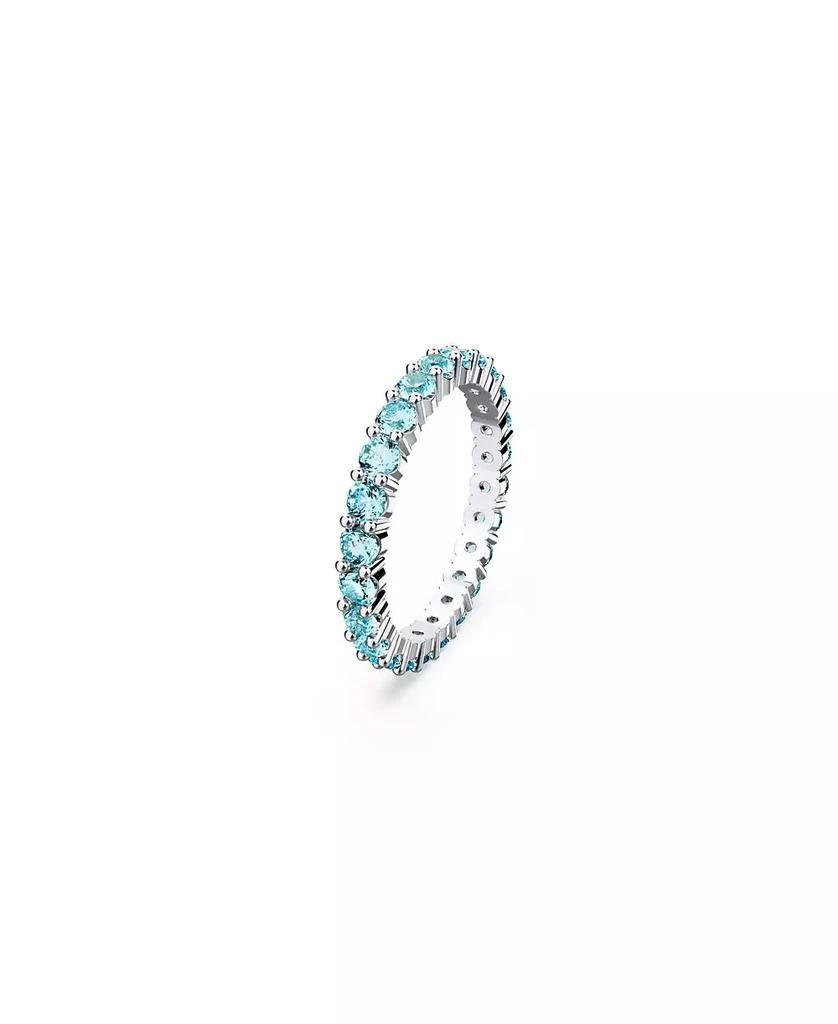 商品Swarovski|Crystal Round Cut Blue Matrix Ring,价格¥890,第4张图片详细描述