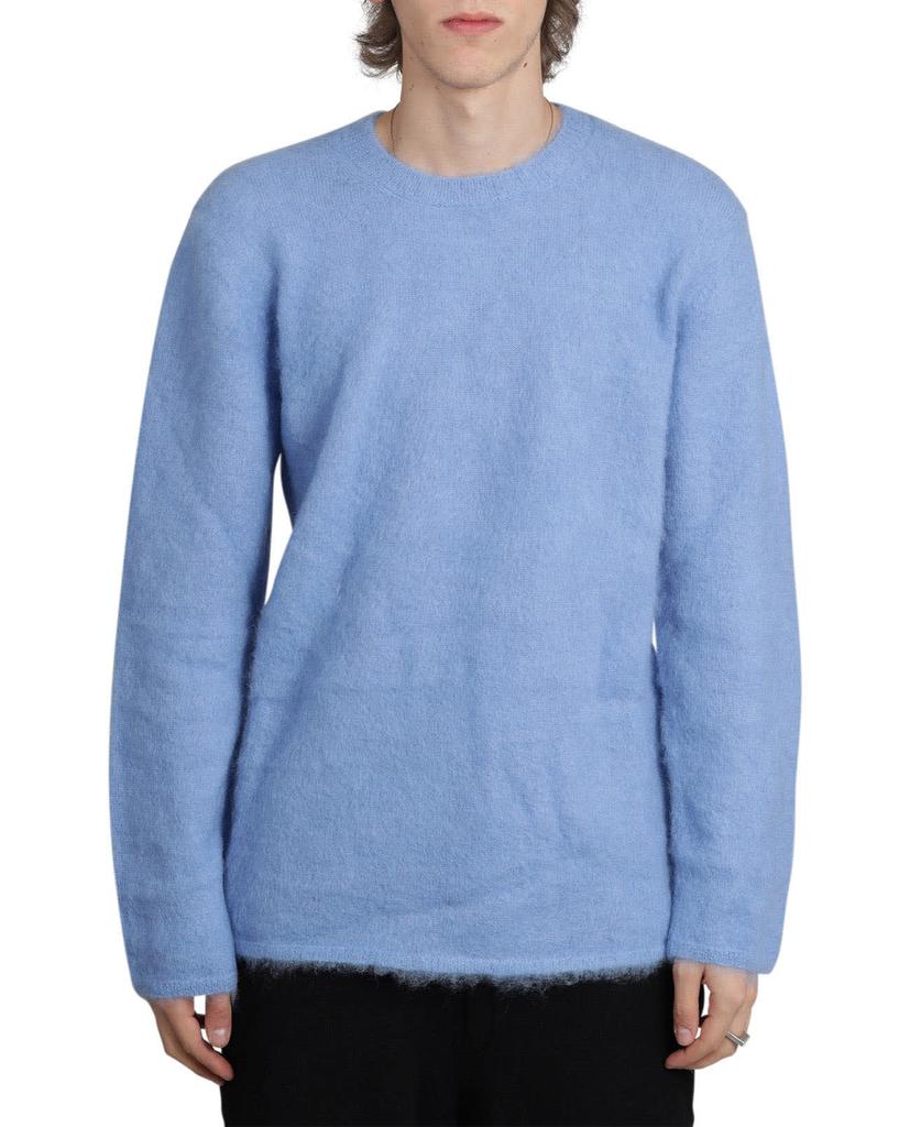 Comme Des Garçons Homme Plus Homme Plus Light Blue Crewneck Sweater商品第1张图片规格展示