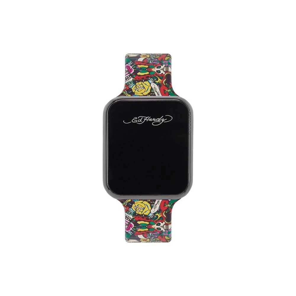 商品Ed Hardy|Men's Multicolor Silicone Strap Watch,价格¥712,第1张图片