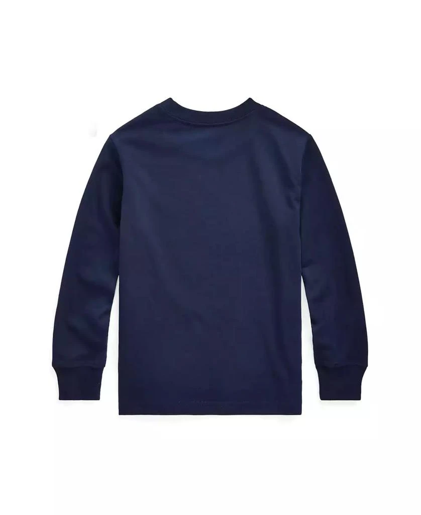 商品Ralph Lauren|Toddler and Little Boys Jersey Long-Sleeve T-shirt,价格¥274,第2张图片详细描述