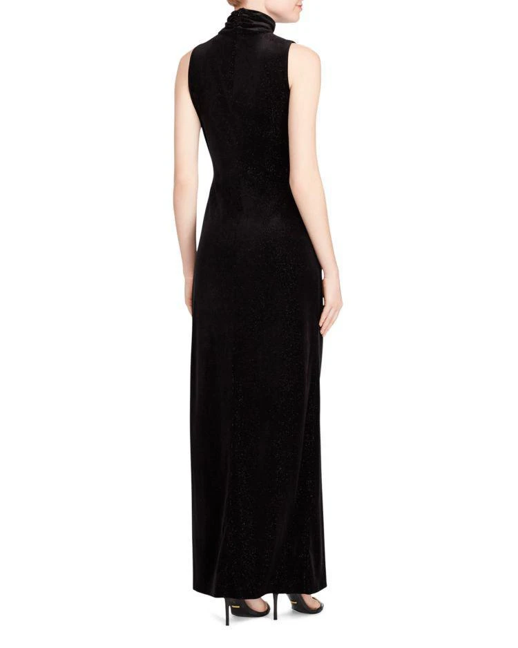 商品Ralph Lauren|Sleeveless Metallic Velvet Gown,价格¥1189,第2张图片详细描述