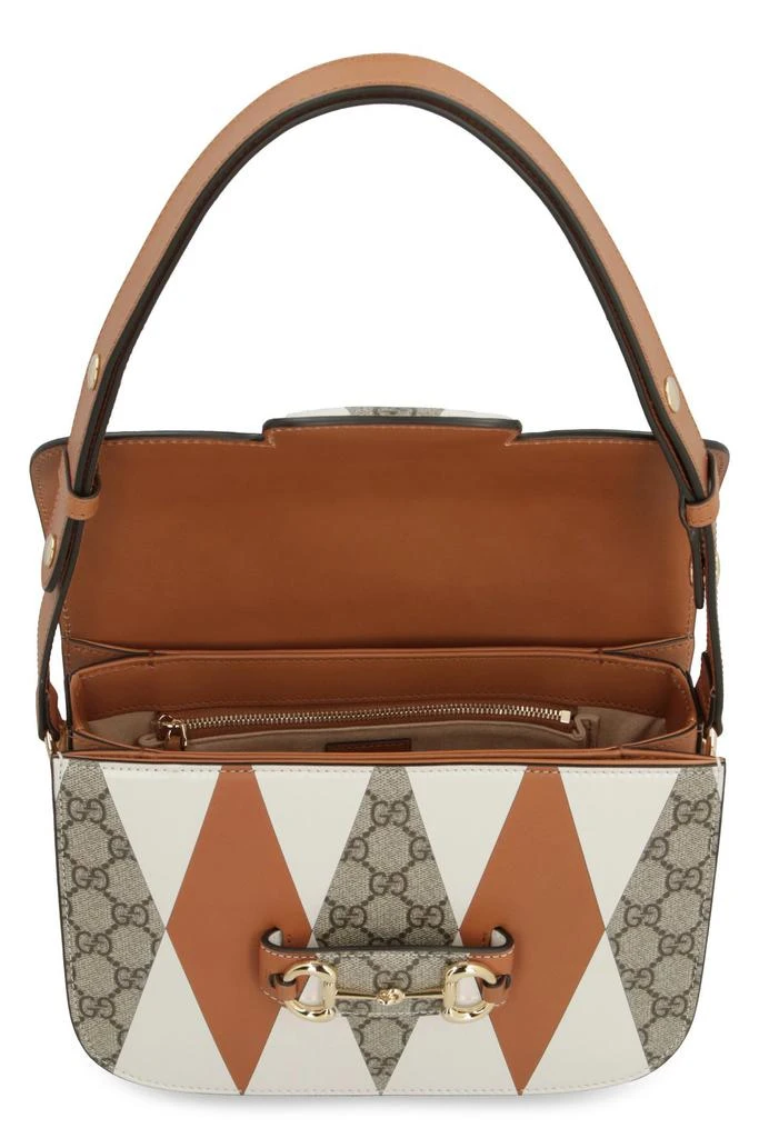 商品Gucci|Gucci Horsebit 1955 Geometric Pattern Small Shoulder Bag,价格¥23192,第4张图片详细描述