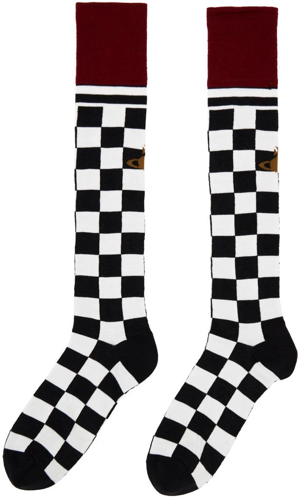 商品Vivienne Westwood|Black Check Socks,价格¥336,第2张图片详细描述