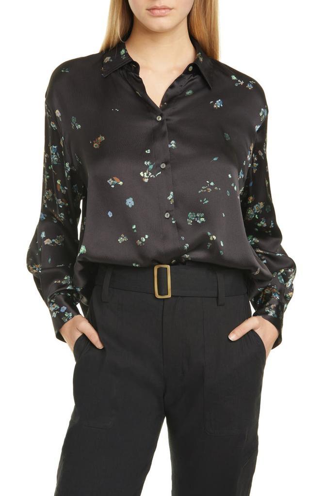 商品Vince|Scattered Floral Silk Blouse,价格¥1256,第1张图片