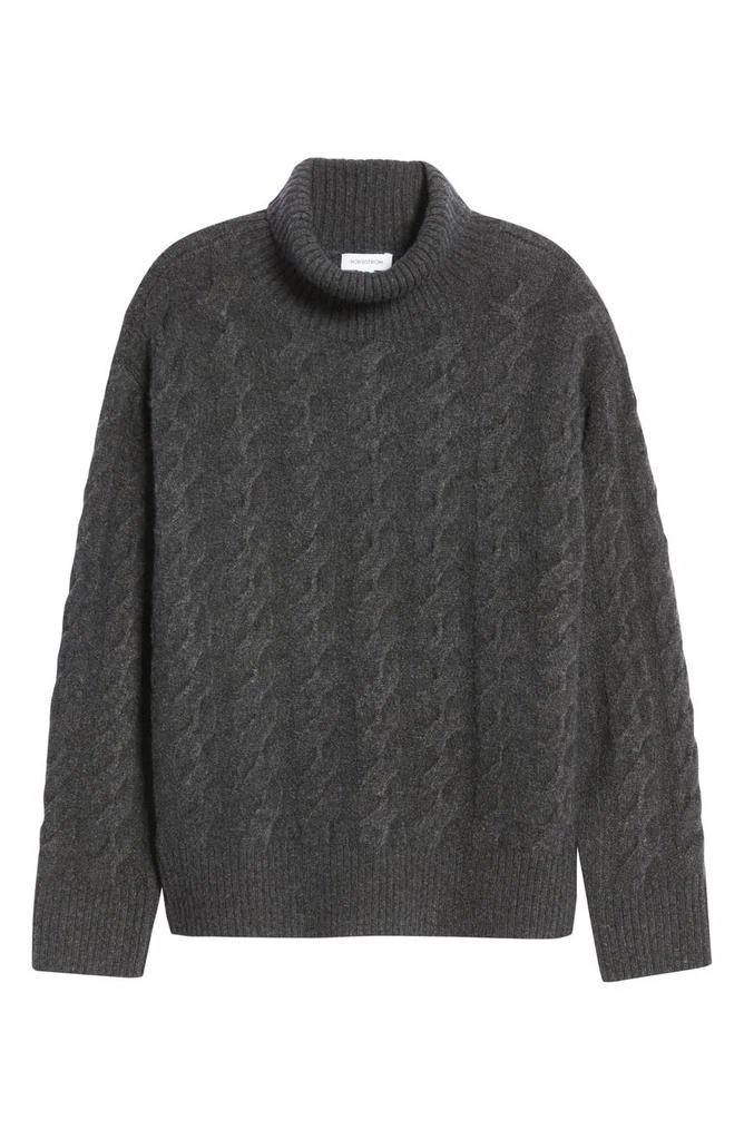 商品Nordstrom|Cable Turtleneck Sweater,价格¥204,第5张图片详细描述