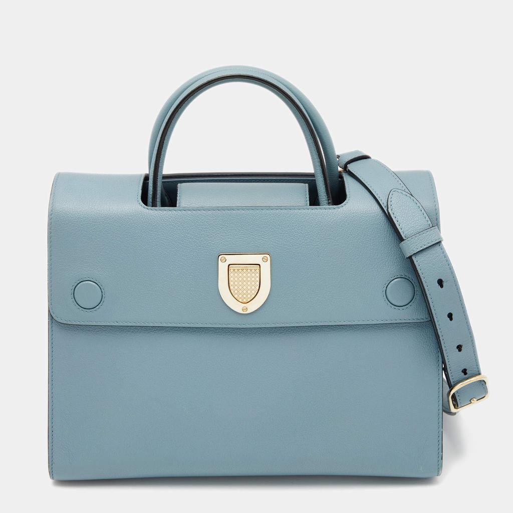 商品[二手商品] Dior|Dior Light Blue Leather Medium Diorever Tote,价格¥18107,第1张图片