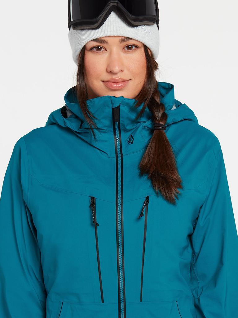 商品Volcom|Womens VS 3L Stretch Gore Jacket - Glacier Blue (2021),价格¥2371,第4张图片详细描述