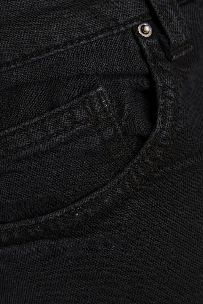 商品IRO|Cropped distressed mid-rise straight-leg jeans,价格¥676,第6张图片详细描述
