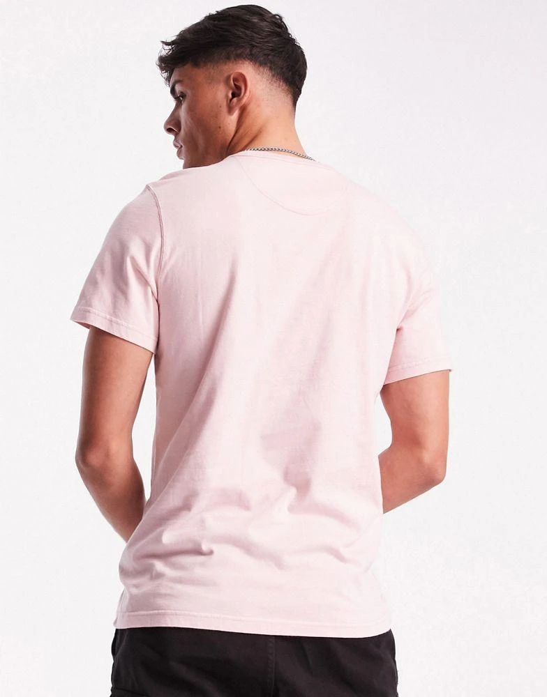 商品Barbour|Barbour International Essential large logo t-shirt in light pink,价格¥168,第3张图片详细描述