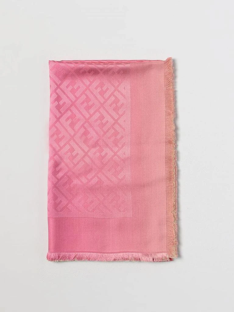 商品Fendi|Fendi scarf in silk blend with jacquard FF monogram,价格¥5010,第1张图片