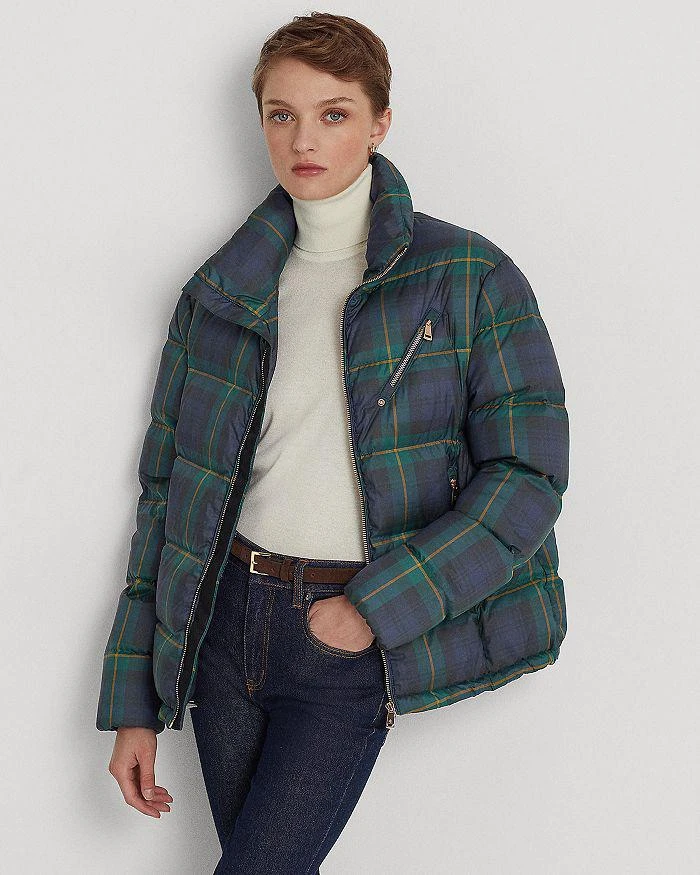 商品Ralph Lauren|Plaid Puffer Coat,价格¥1214,第4张图片详细描述