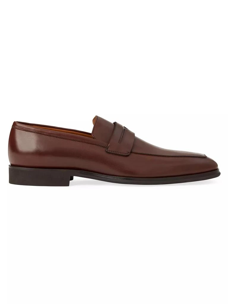 商品Bruno Magli|Raging Leather Penny Loafers,价格¥2981,第1张图片