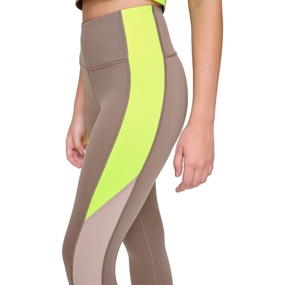 商品Calvin Klein|Calvin Klein Women's Colorblock High-Waisted 7/8 Leggings,价格¥446,第4张图片详细描述