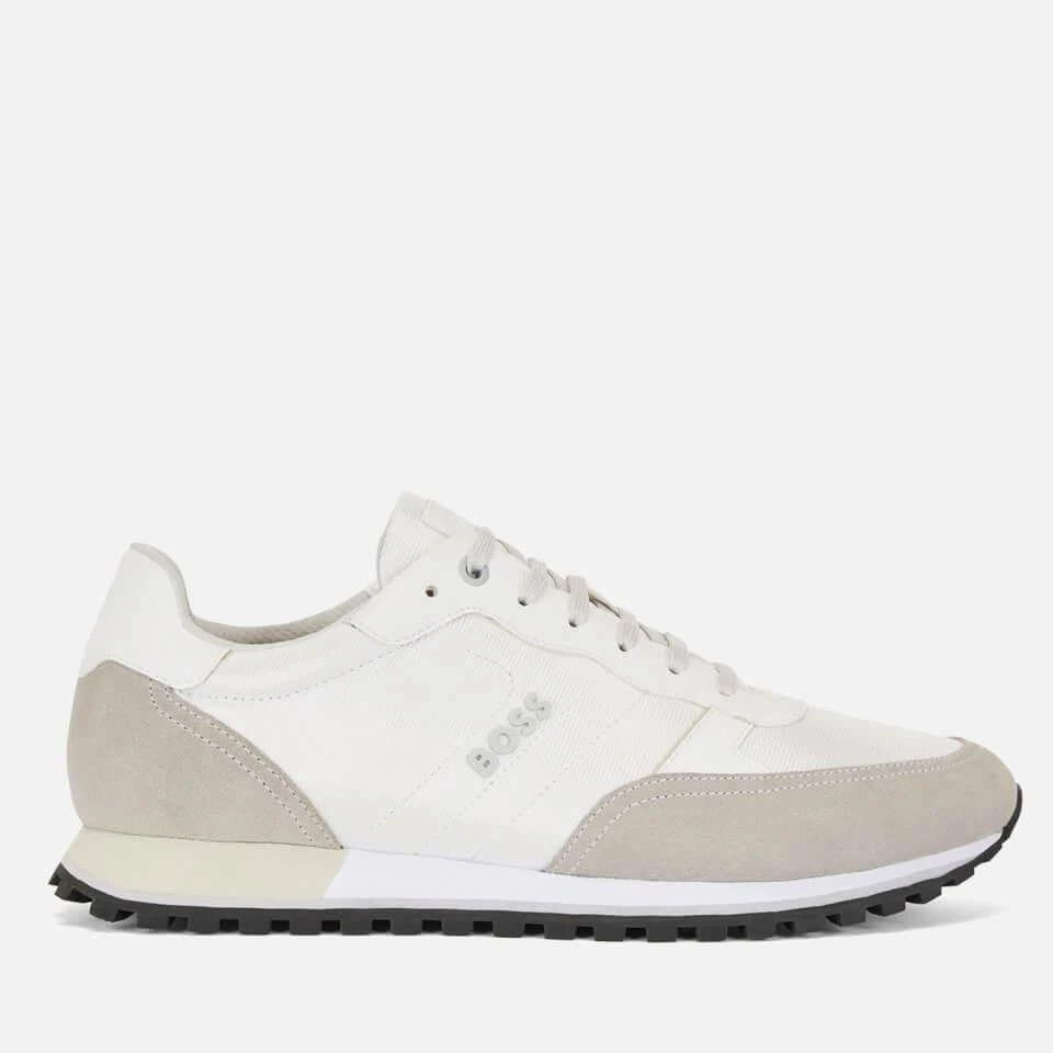 商品Hugo Boss|BOSS MEN'S PARKOUR RUNN TRAINERS - OPEN WHITE,价格¥674,第1张图片