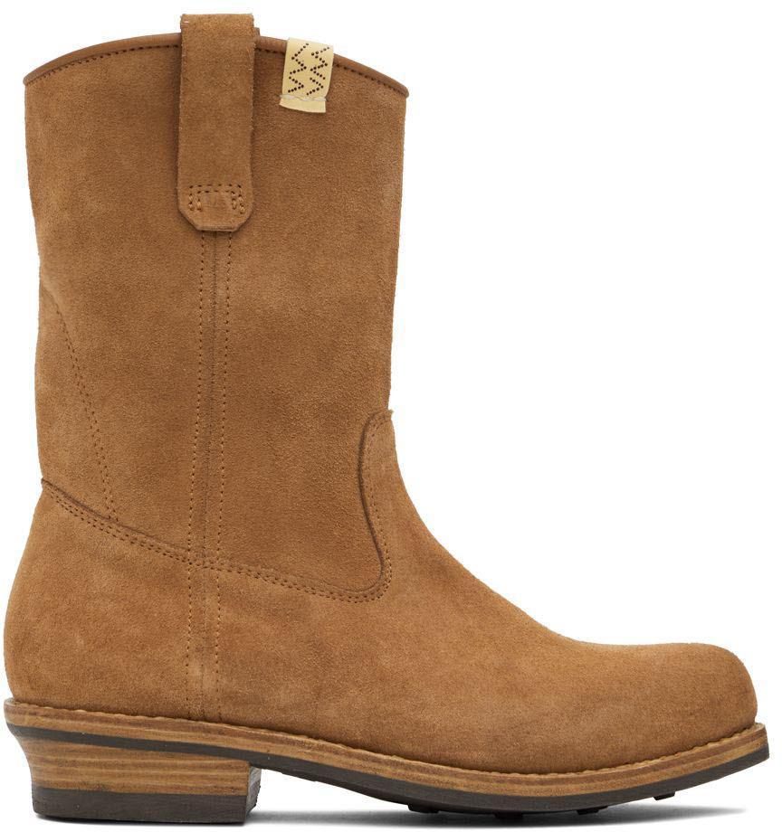 商品VisVim|Brown Wabanaki Chelsea Boots,价格¥6889,第1张图片