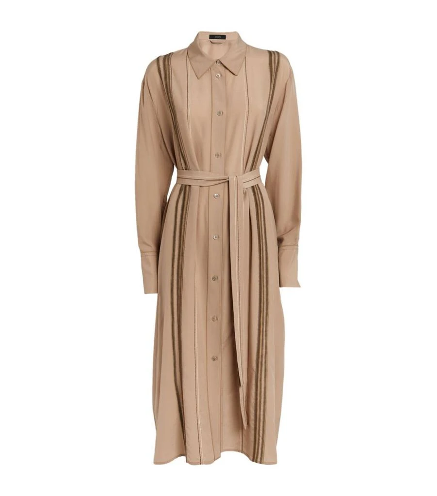 商品Joseph|Silk-Blend Midi Shirt Dress,价格¥3420,第1张图片