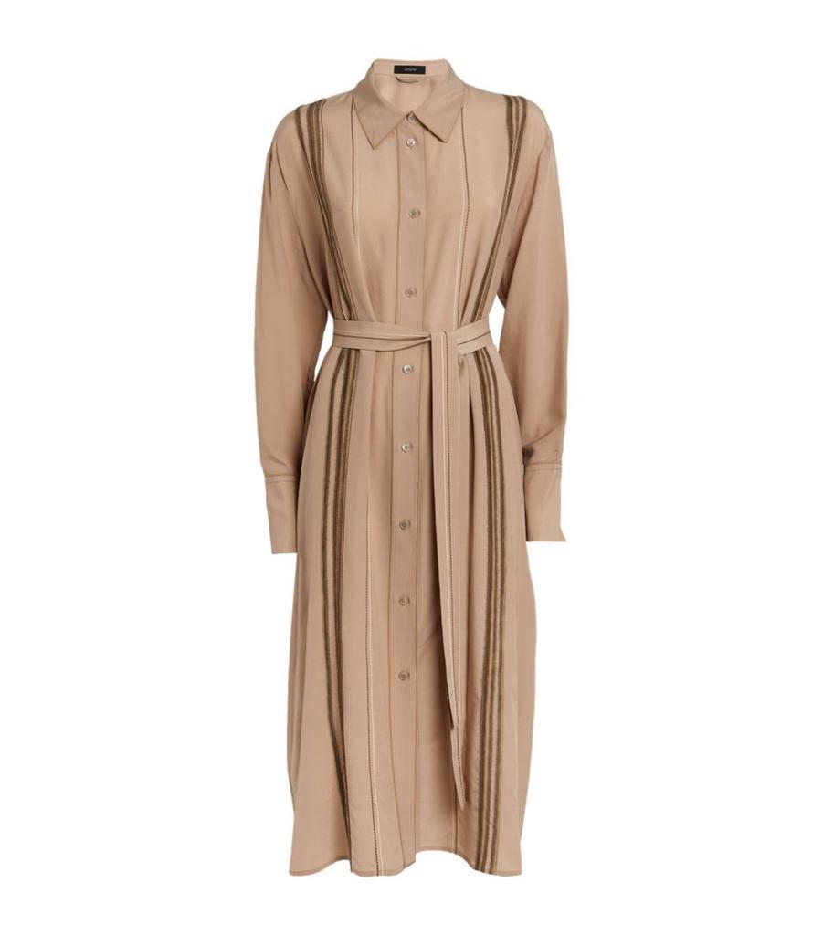 商品Joseph|Silk-Blend Midi Shirt Dress,价格¥5298,第1张图片