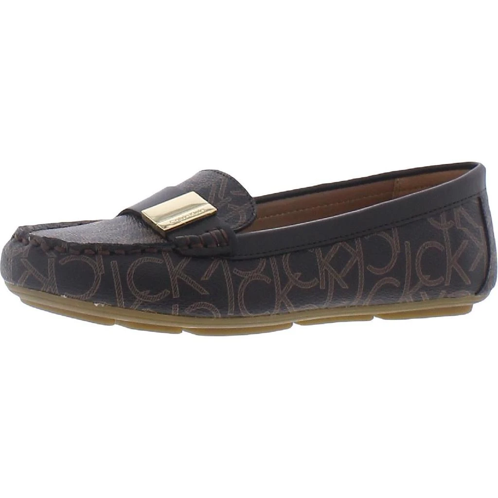 商品Calvin Klein|Calvin Klein Womens Lisa Round Toe Slip On Moccasins,价格¥205,第1张图片