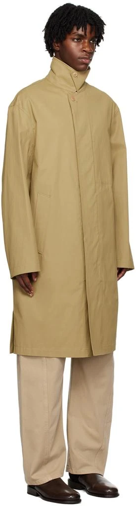 商品Lemaire|SSENSE Exclusive Tan Coat,价格¥3289,第4张图片详细描述