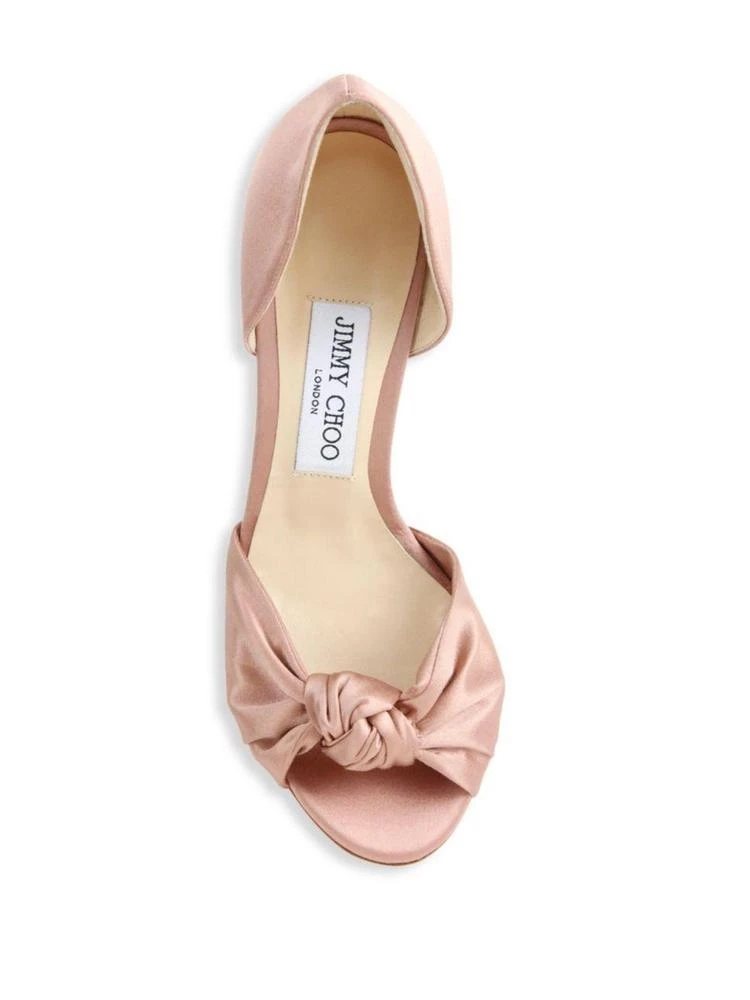 商品Jimmy Choo|Kitty 85 Knotted Satin d'Orsay Pumps 高跟鞋,价格¥2383,第4张图片详细描述