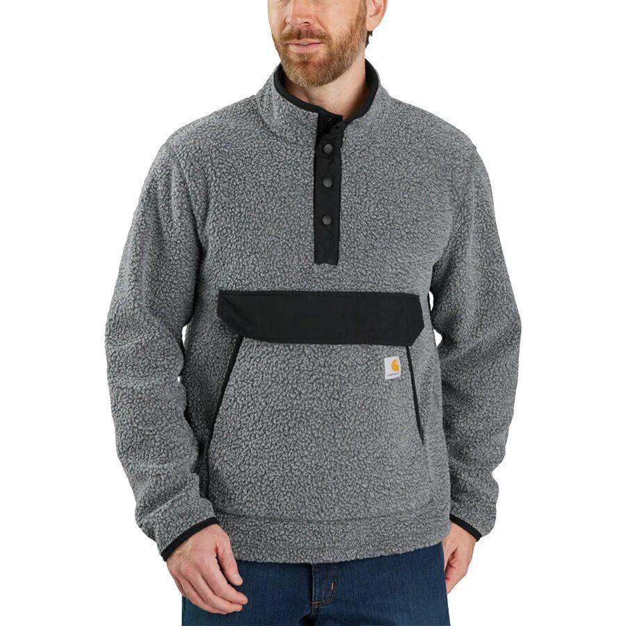 商品Carhartt|Relaxed Fit Fleece Snap Front Jacket - Men's,价格¥510,第1张图片