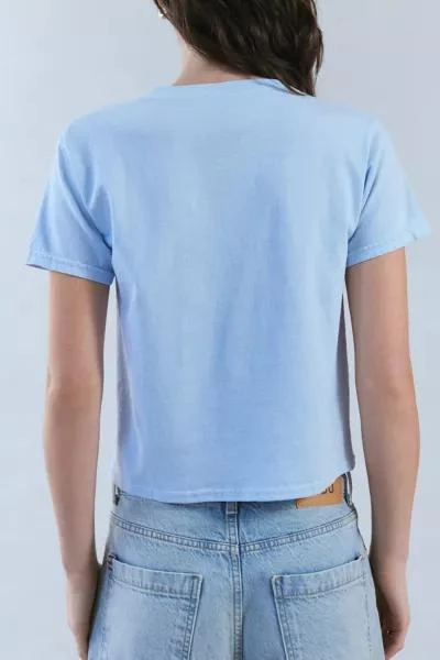 商品Urban Outfitters|No Regrets Eat Baguettes Graphic Slim Tee,价格¥150,第4张图片详细描述