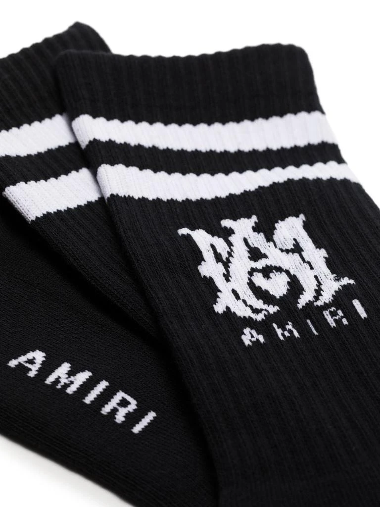 商品AMIRI|RIBBED MA ATHLETIC SOCKS,价格¥613,第2张图片详细描述