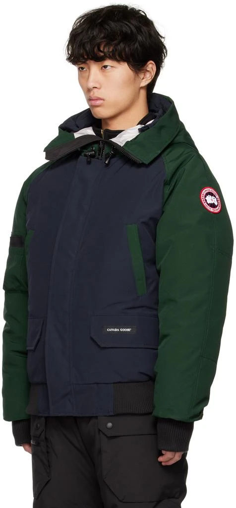商品Canada Goose|海军蓝 & 绿色 Chilliwack 羽绒夹克,价格¥12498,第4张图片详细描述