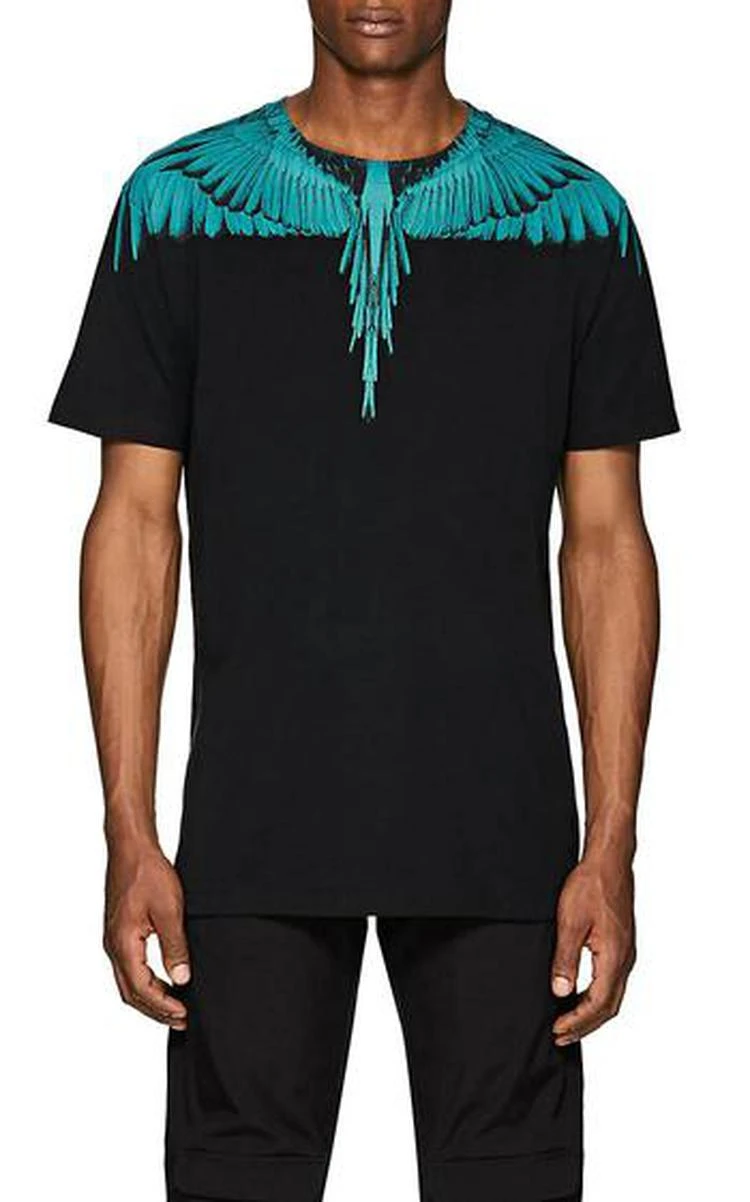 商品Marcelo Burlon|Wingspan Cotton Jersey T-Shirt,价格¥2159,第1张图片