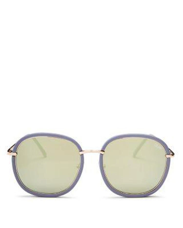 商品Quay|Women's Dreamy Ways Mirrored Round Sunglasses, 59mm,价格¥408,第1张图片