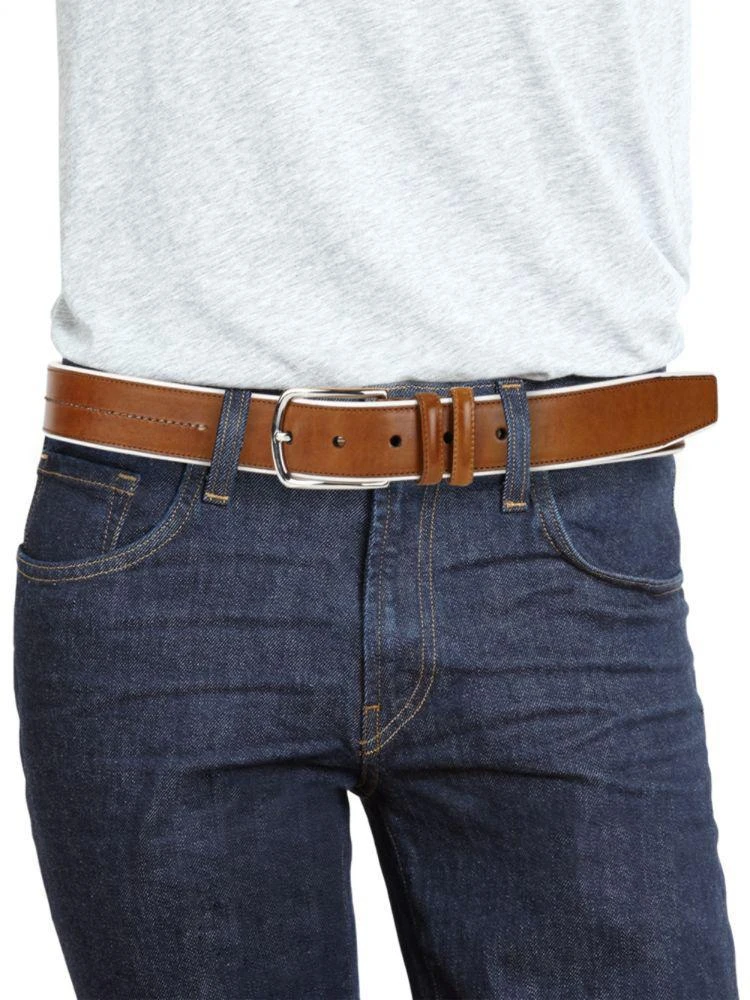 商品Mezlan|Palma Talco Leather Belt,价格¥160,第3张图片详细描述