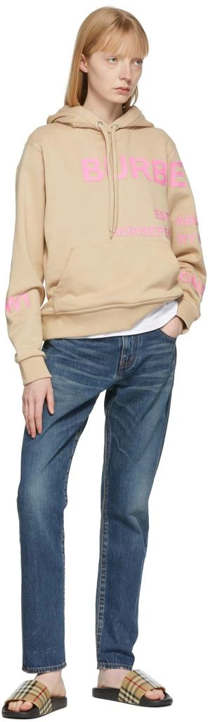 商品Burberry|Tan Horseferry Hoodie,价格¥6394,第4张图片详细描述