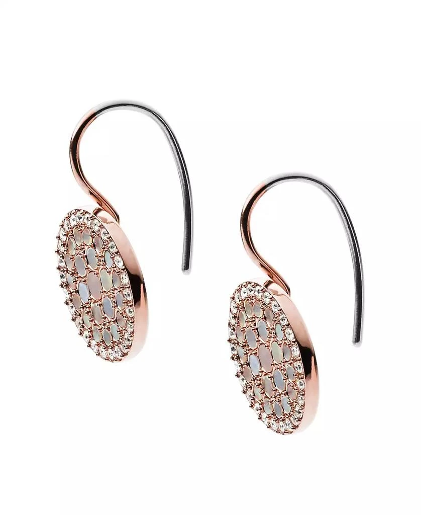 商品Fossil|Val Mosaic Mother of Pearl Disc Drop Earring,价格¥447,第2张图片详细描述
