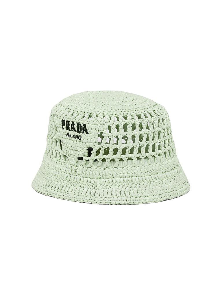 ハット PRADA SS25 Raffia hat (1HC3152CLY F0018) Prada Raffia Bucket Hat | Saks Fifth Avenue