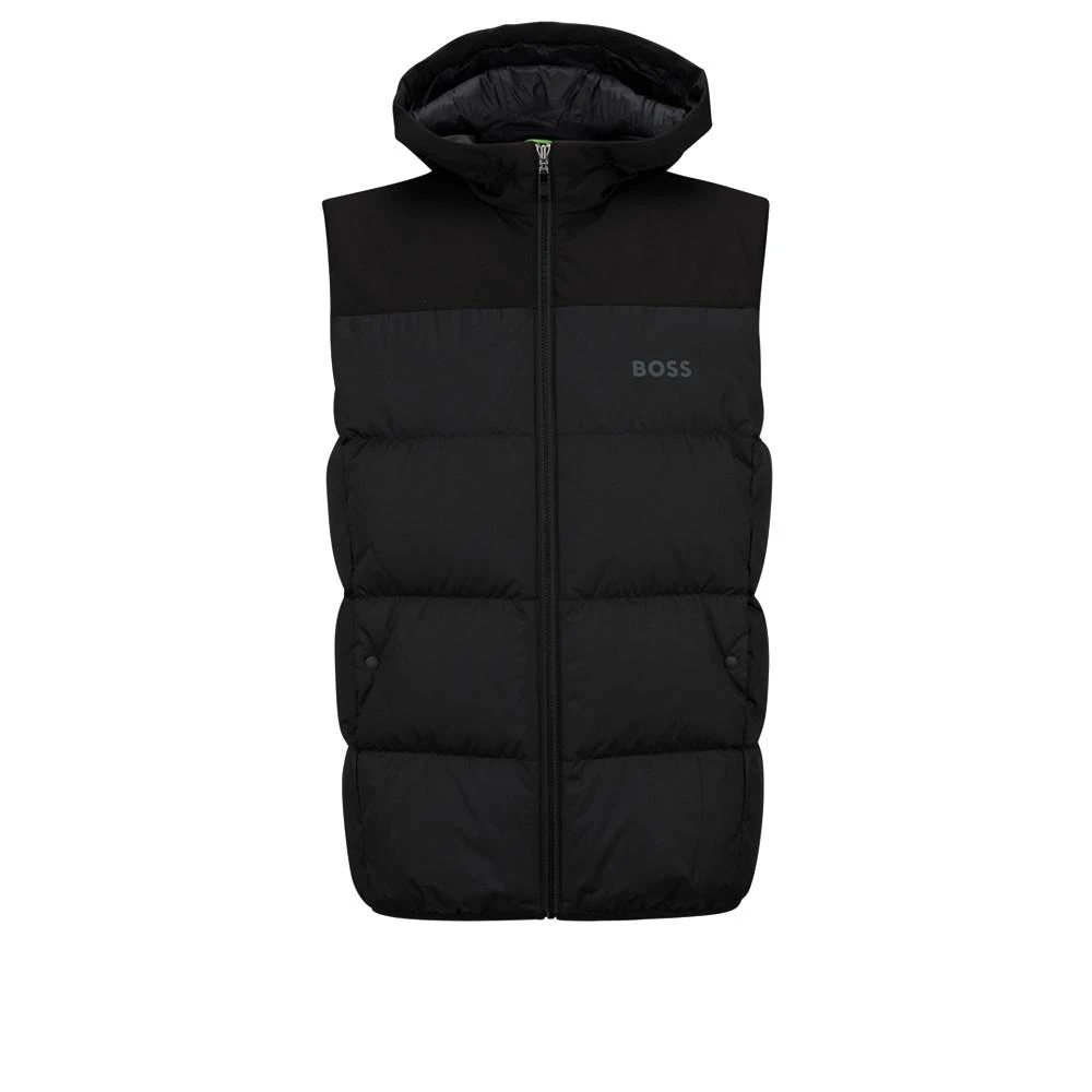 商品Hugo Boss|Men's Water-Repellent Hooded Gilet Jacket,价格¥1480,第3张图片详细描述