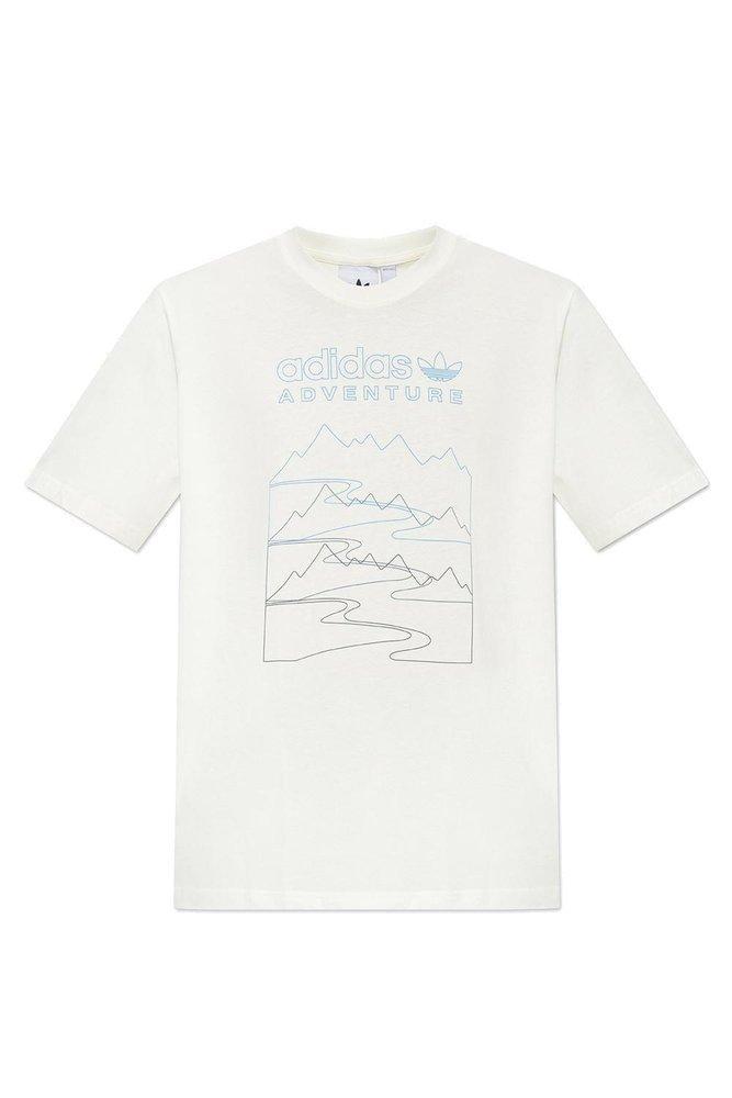 商品Adidas|Adidas Originals Adventure Mountain Crewneck T-Shirt,价格¥199,第1张图片