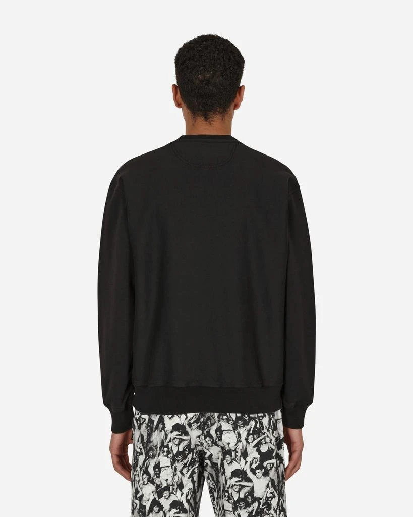 商品STUSSY|Stock Logo Crewneck Sweatshirt Black,价格¥1035,第3张图片详细描述
