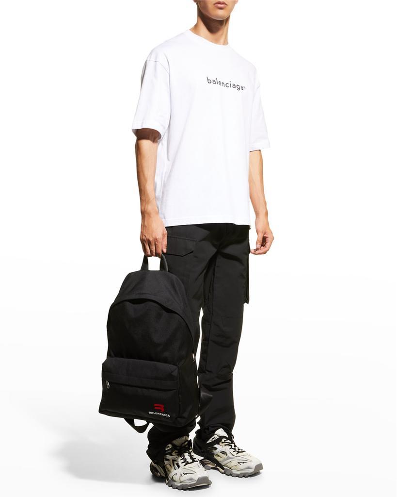 商品Balenciaga|Men's Explorer Embroidered Backpack,价格¥7742,第6张图片详细描述