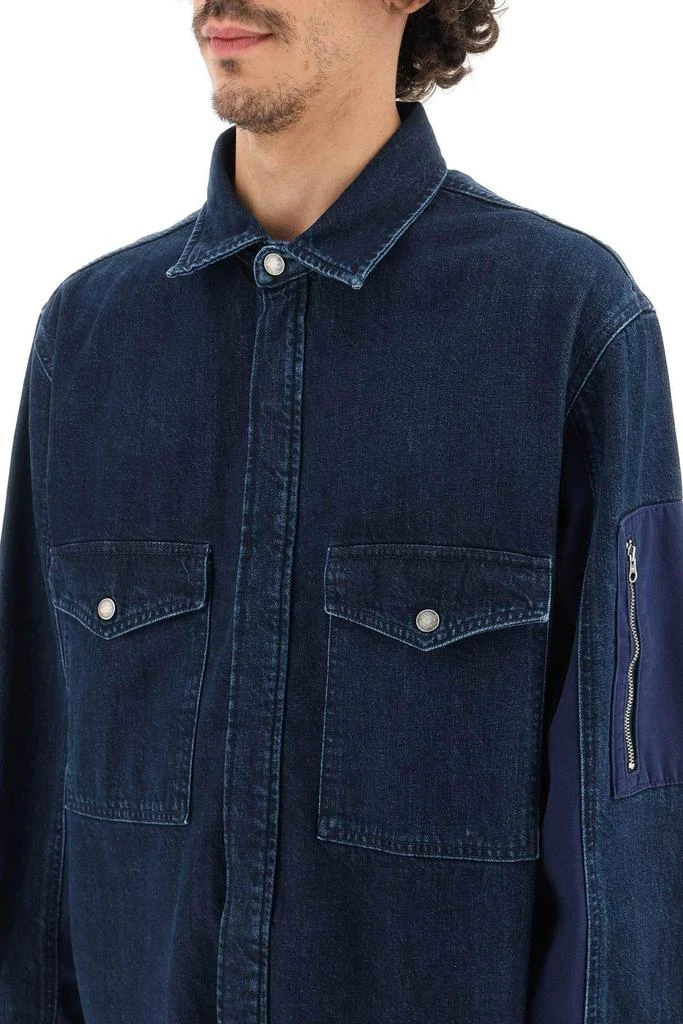 商品Edwin|Edwin mix denim overshirt,价格¥650,第4张图片详细描述