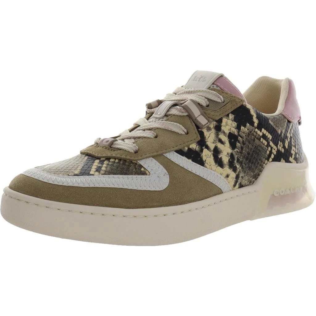 商品Coach|Coach Womens Citysole Leather Snake Print Fashion Sneakers,价格¥520,第1张图片